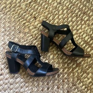 Frye leather heels, size 6.5